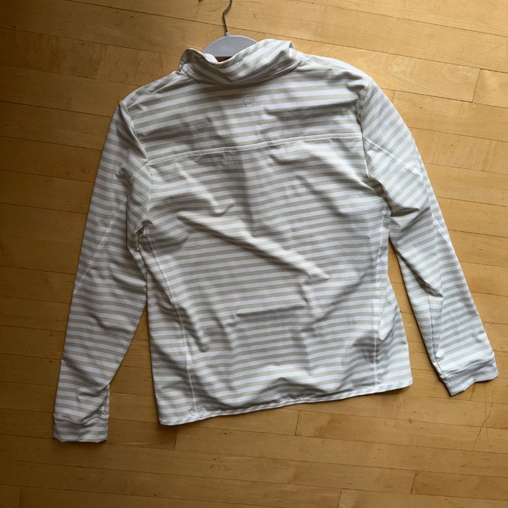 Vineyard Vines The Shep shirt tan/white, M, CB2583 - Picture 4 of 4